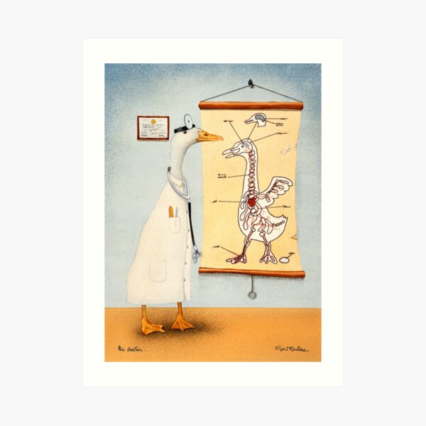 Will Bullas /art print / ductor... / humor / animals Art Print