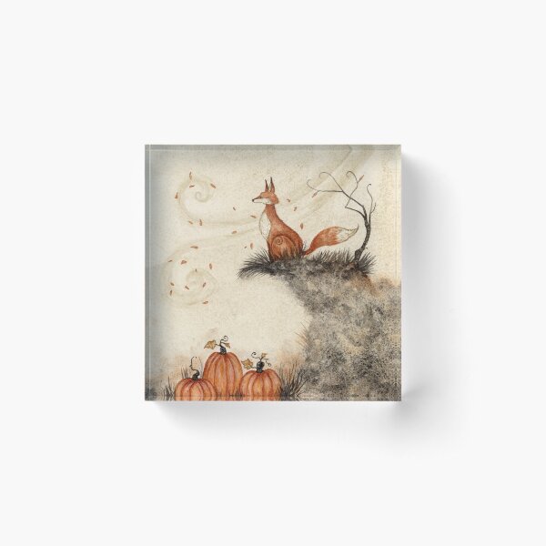 Item preview, Guarding the Pumpkin Patch designed and sold by AmyBrownArt.
