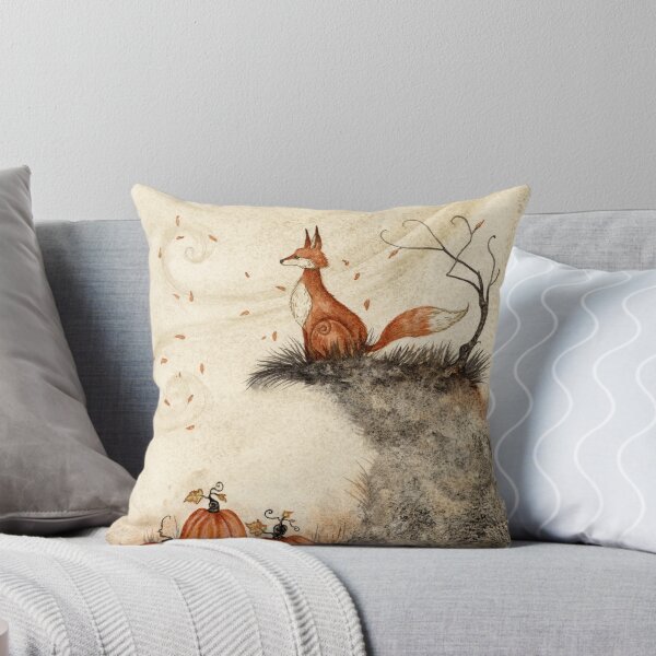 Item preview, Guarding the Pumpkin Patch designed and sold by AmyBrownArt.