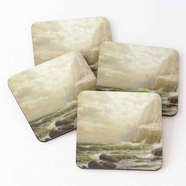 Item preview, Powerful Ocean Waves Crashing Against Jagged Rocks designed and sold by SweetMySpot.