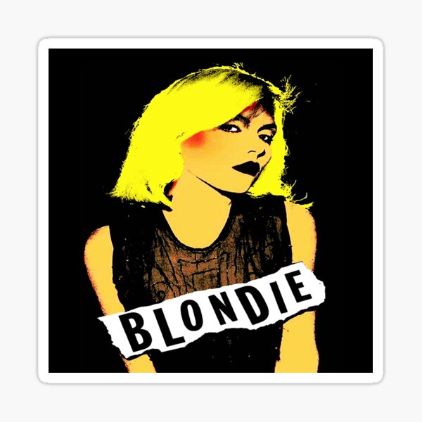 "Blondie Best Of American Rock Band Legend Most Popular" Sticker By ...