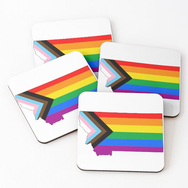 Item preview, Montana Progress Pride designed and sold by Gayesthetic.