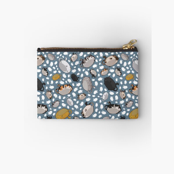 Item preview, All Over Flying Cats - Gray Blue designed and sold by WeirdOwU.