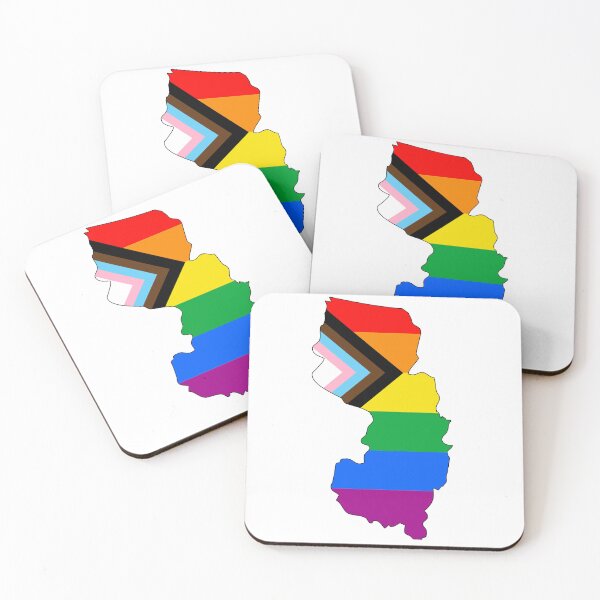 Item preview, New Jersey Progress Pride designed and sold by Gayesthetic.