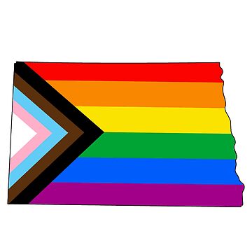 Artwork thumbnail, North Dakota Progress Pride by Gayesthetic