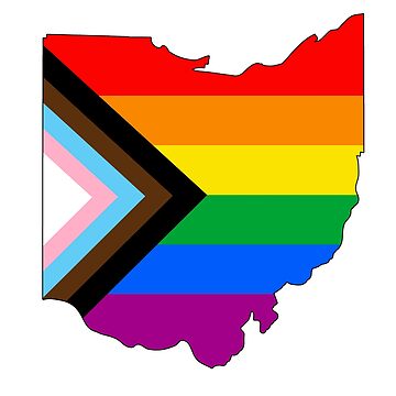 Artwork thumbnail, Ohio Progress Pride by Gayesthetic