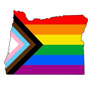 Artwork thumbnail, Oregon Progress Pride by Gayesthetic