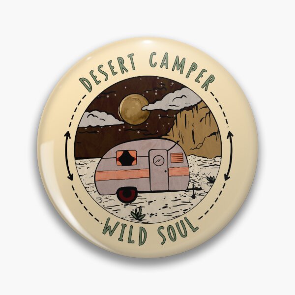 Item preview, Desert Camper Wild Soul | Camping | Hiking Vintage designed and sold by KrisSidDesigns.