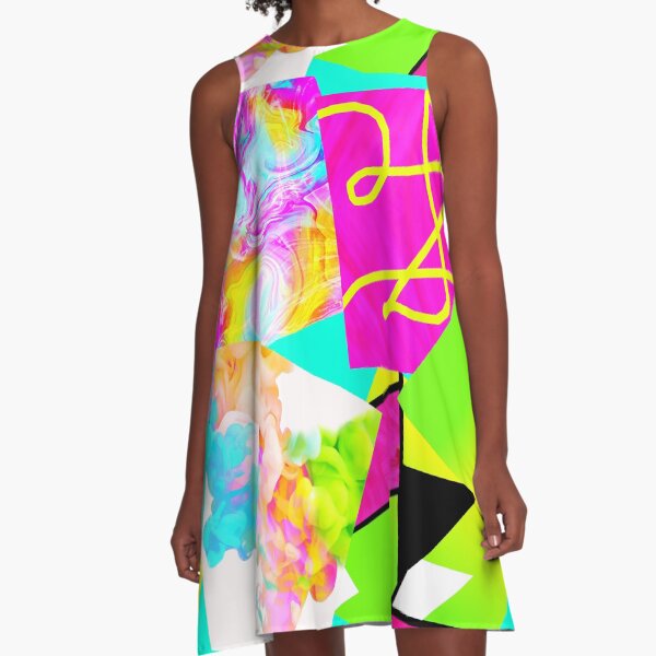 Item preview, Neon Mish Mash Abstract  designed and sold by silviasunflower.