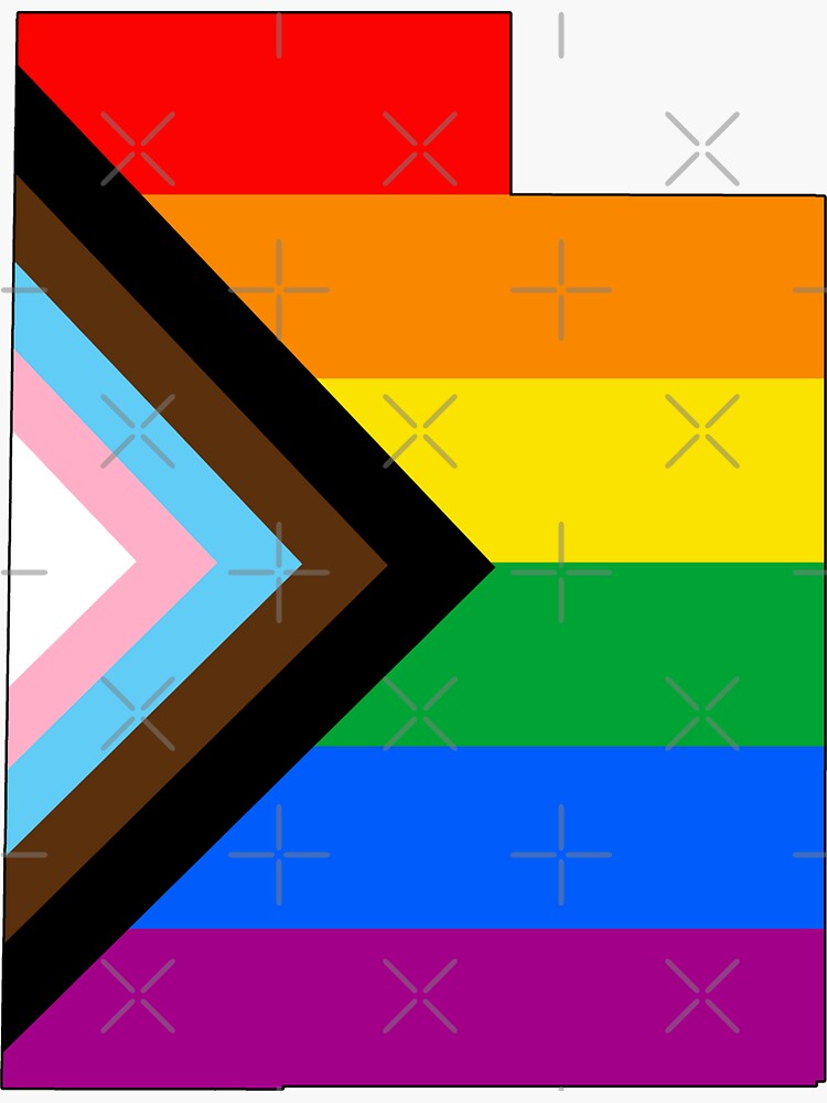 Thumbnail 3 of 3, Sticker, Utah Progress Pride designed and sold by Gayesthetic.
