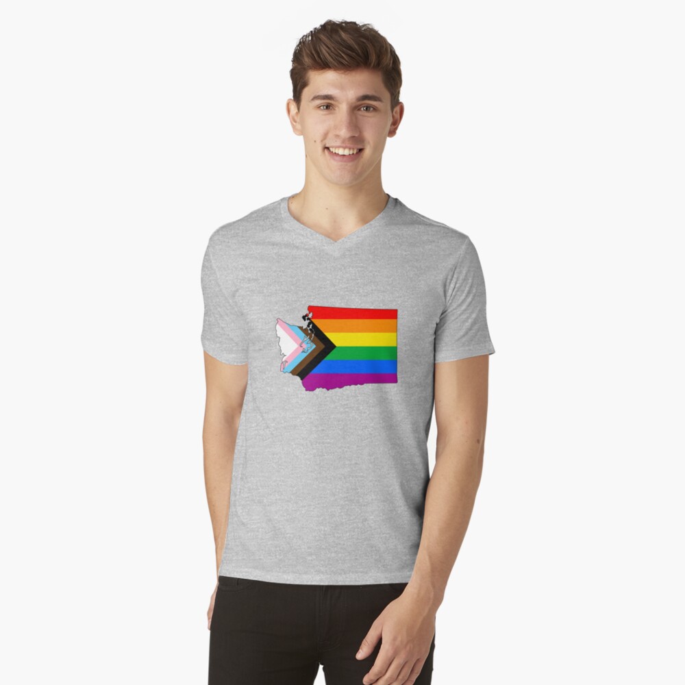 Item preview, V-Neck T-Shirt designed and sold by Gayesthetic.
