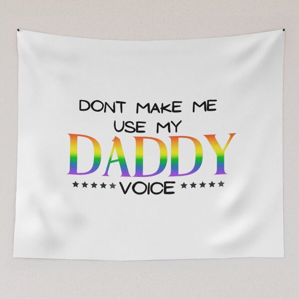 Item preview, Dont Make Me Use My Daddy Voice -  Happy Fathers Day designed and sold by Avani01.