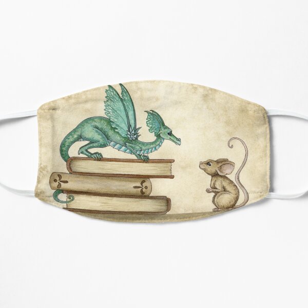 A Curious Encounter Flat Mask