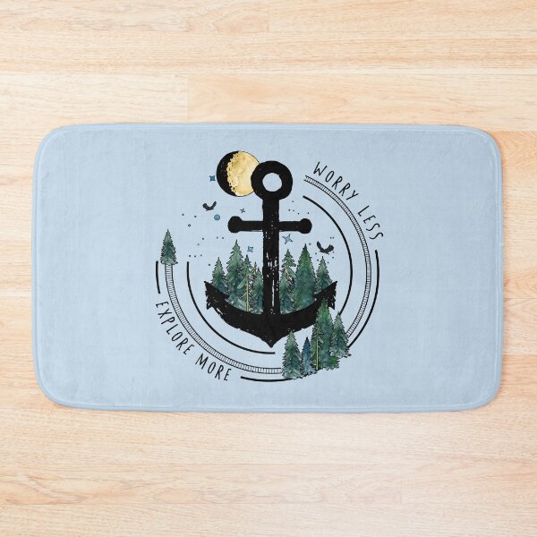 Item preview, Explore More Worry Less | Camping | Hiking Vintage designed and sold by KrisSidDesigns.
