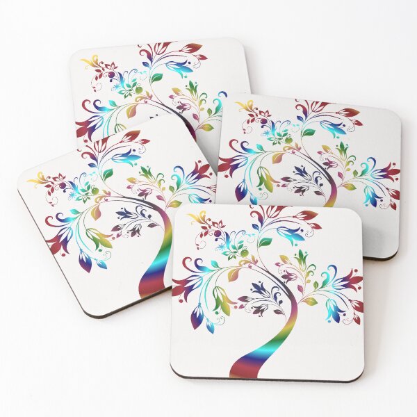 Item preview, Colorful  Floral Tree Artwork designed and sold by DelightfulBliss.