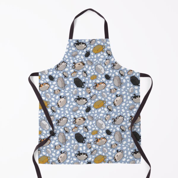 Item preview, All Over Flying Cats - Blue designed and sold by WeirdOwU.