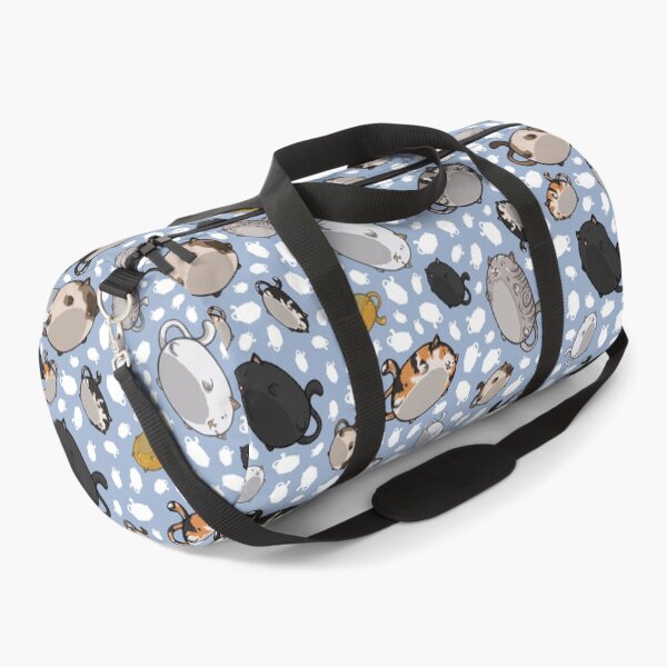 Item preview, All Over Flying Cats - Blue designed and sold by WeirdOwU.