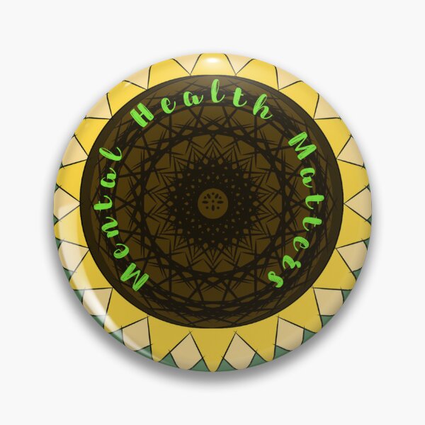 Item preview, Mental Health Matters Sunflower designed and sold by RedLillySmith.