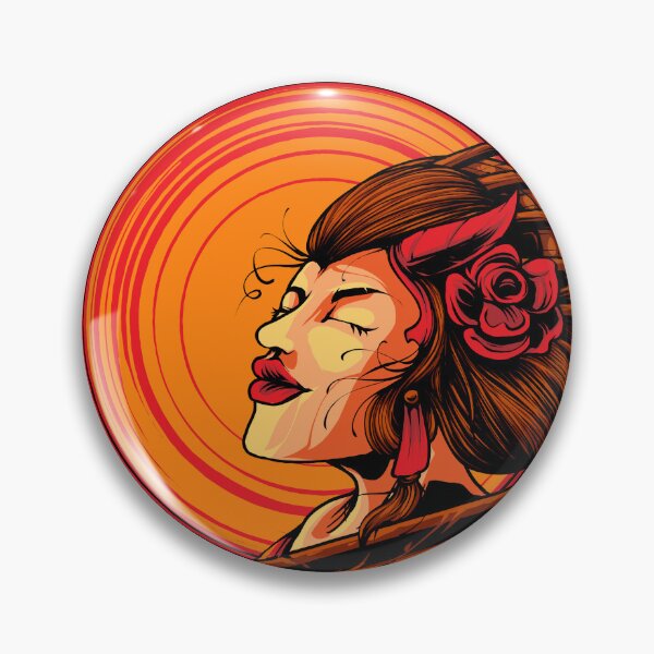 Item preview, Red Japanese Geisha Warrior Seppuku designed and sold by BakaOutfit.