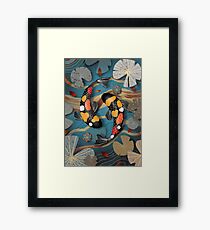 Koi Watergarden Framed Print