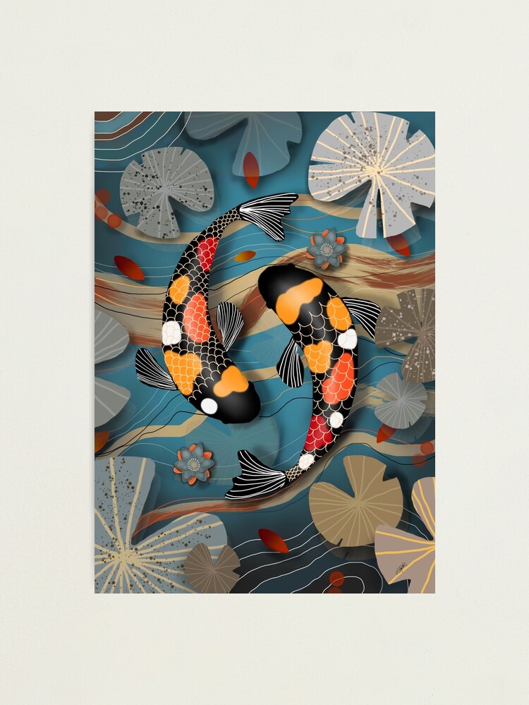 Alternate view of Koi Watergarden Photographic Print