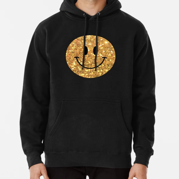 062 Gold Sequin Happy Face ) Smiley Essential T-Shirt for Sale by Shania  Kovacek