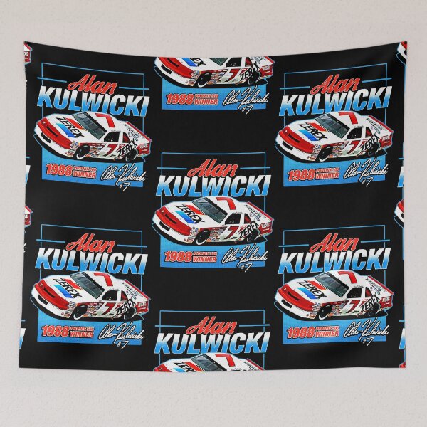 Item preview, Alan Kulwicki Nascar champion classic retro style designed and sold by Shania Kovacek.
