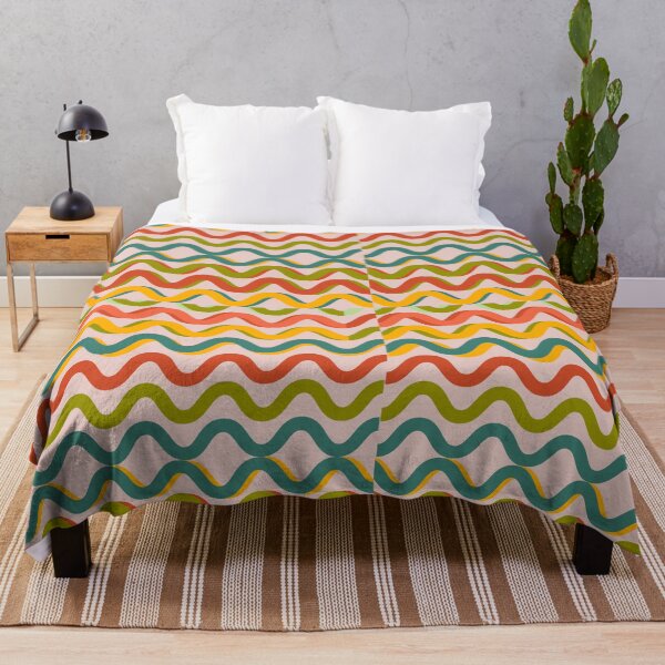 Item preview, Minimalist Waves Seamless Pattern inspired by the waves, curved lines, intertwined that give the illusion of movement designed and sold by ColorCreation4u.