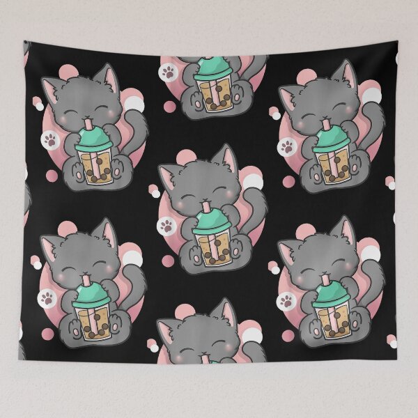 Item preview, Cat Boba Tea Bubble Tea Anime Kawaii Neko designed and sold by Shania Kovacek.
