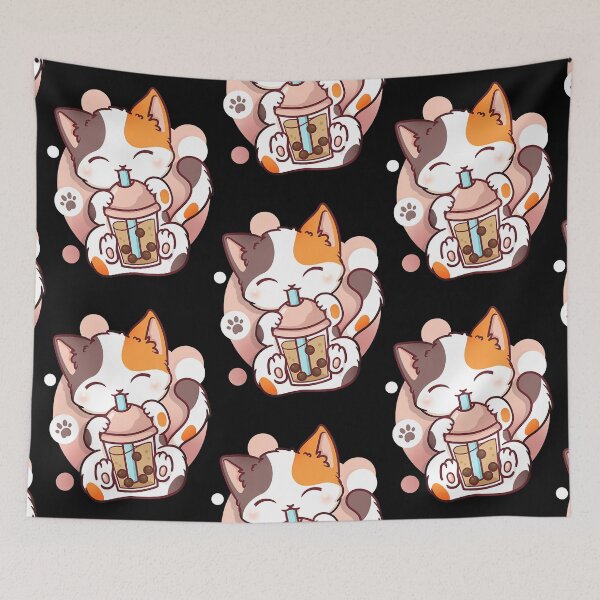 Item preview, Cat Boba Tea Bubble Tea Anime Kawaii Neko designed and sold by Shania Kovacek.
