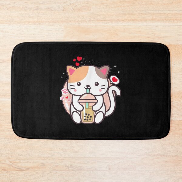 Item preview, Cat Boba Tea Bubble Tea Kawaii Anime Japanese Neko Girl Teen designed and sold by Shania Kovacek.