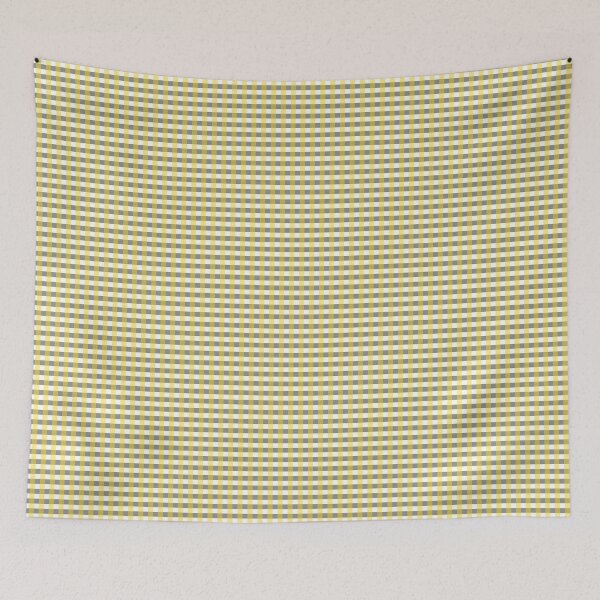 Item preview, Gingham Yellow Grey Design designed and sold by Metaverse8.