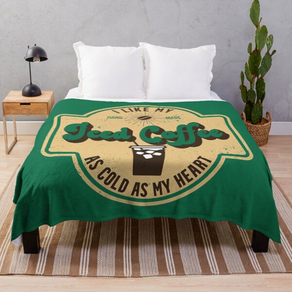 Item preview, Me gusta mi café helado tan frío como mi corazón designed and sold by Happy Puppy Print On Demand.