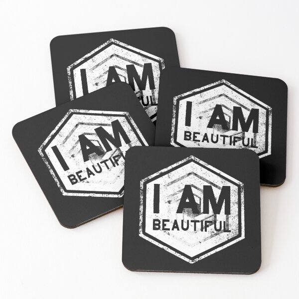 Item preview, I AM - Beautiful - Affirmation - White designed and sold by hector2ortega.