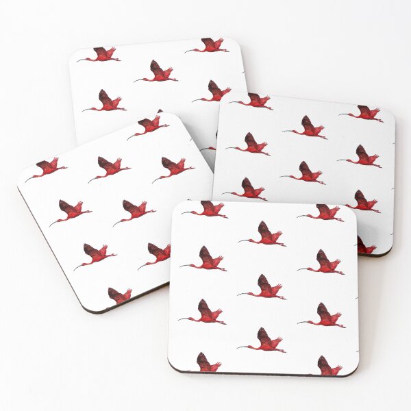 Item preview, Scarlet Ibis - National bird of Trinidad and Tobago designed and sold by Rachel Lee Young - Land of the Hummingbird.