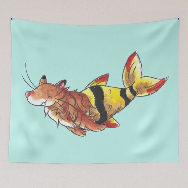 Item preview, Tiger Barb designed and sold by KOKeefeArt.