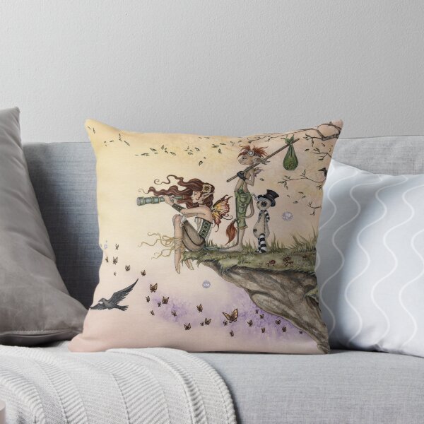 Where The Wind Takes You Throw Pillow