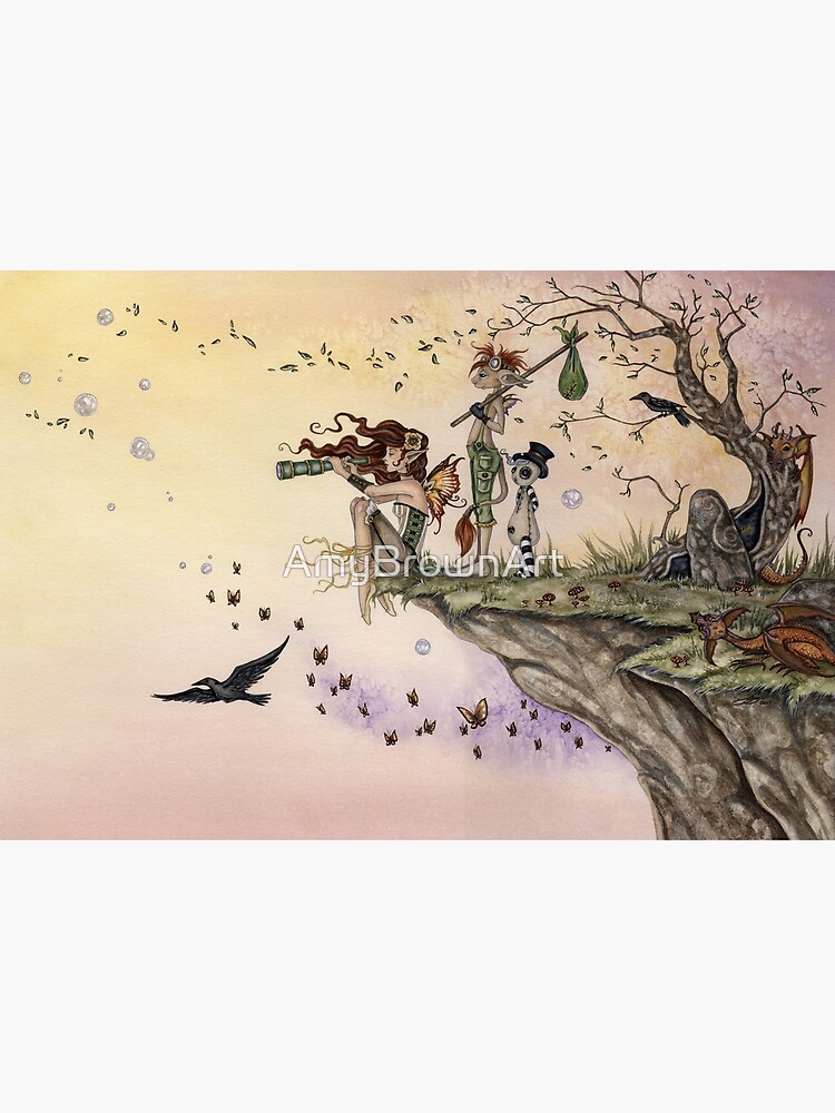 Thumbnail 2 of 2, Jigsaw Puzzle, Where The Wind Takes You designed and sold by AmyBrownArt.