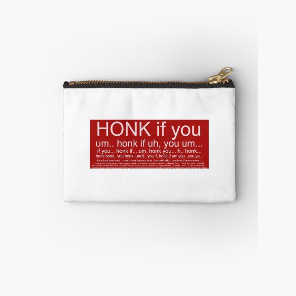 Item preview, Honk If You red designed and sold by Mac-n-bees.