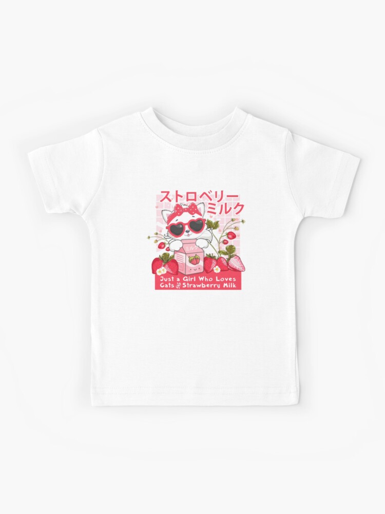 aesthetic preppy anime girl Kids T-Shirt for Sale by