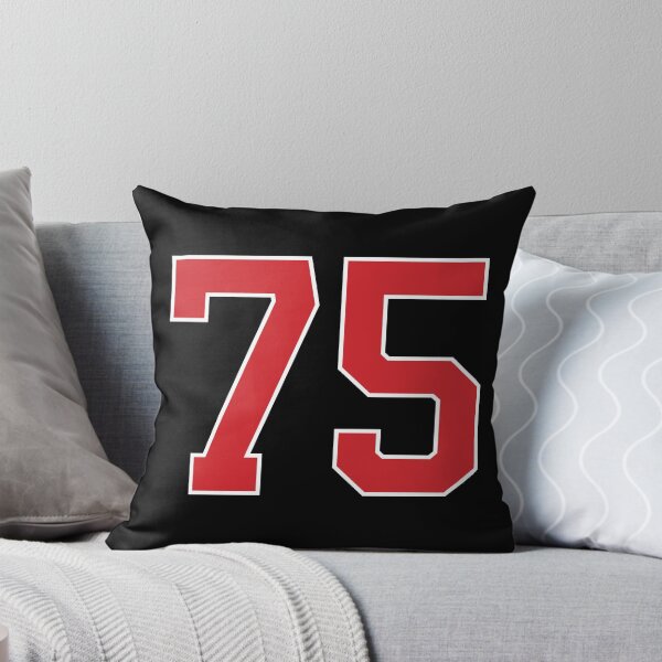 Item preview, Sports Number 75, red black color lucky sport seventy five designed and sold by ArtIsParty.