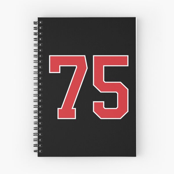 Item preview, Sports Number 75, red black color lucky sport seventy five designed and sold by ArtIsParty.