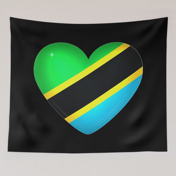 Item preview, My heart is in Tanzania, Love Tanzania. designed and sold by ArtIsParty.