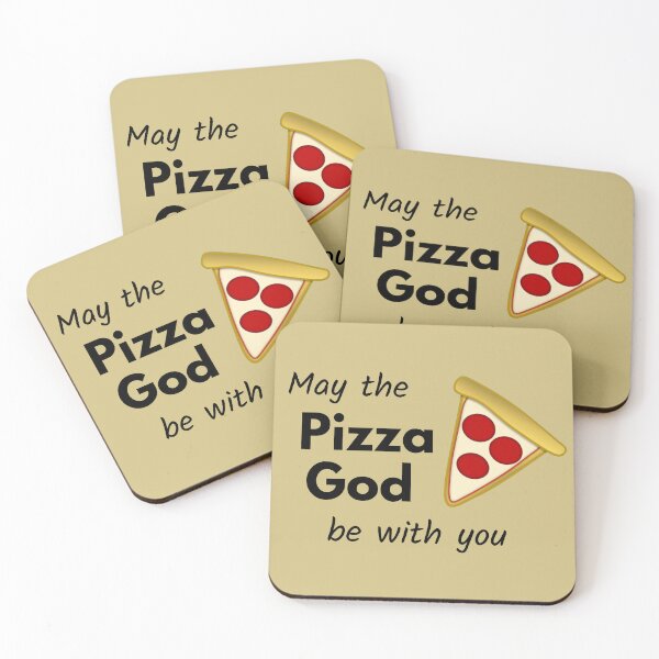 Item preview, May the Pizza God be with you designed and sold by HippieGran.