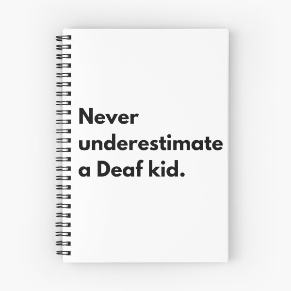 Item preview, Never underestimate a Deaf kid. DHH Pride Sticker designed and sold by ChloeLovesColor.