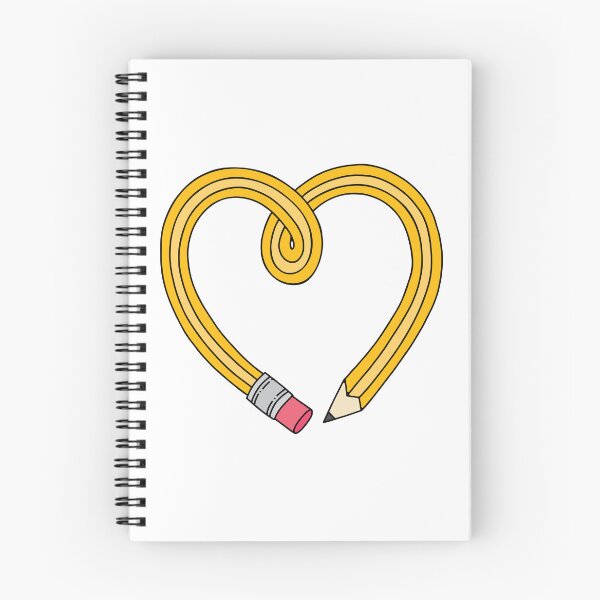 Item preview, Heart Shaped Yellow Drawing Pencil designed and sold by murialbezanson.
