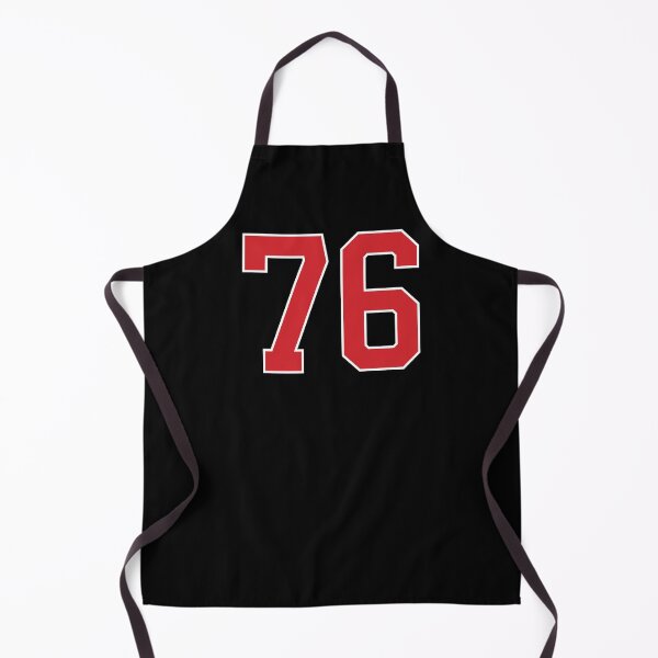 Item preview, Sports Number 76, red black color lucky sport seventy six designed and sold by ArtIsParty.