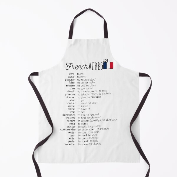 Item preview, French Verbs, learn French, cheat-sheet designed and sold by RouxHarbour.