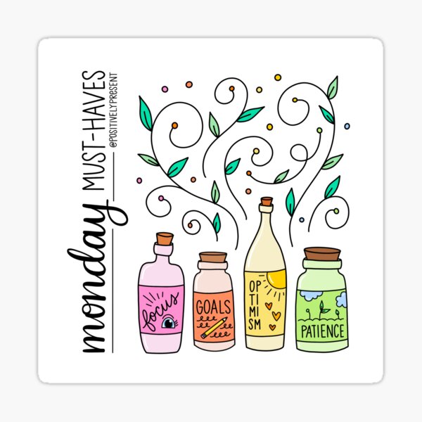 Item preview, Monday Must Haves - Positively Present designed and sold by Positively Present.