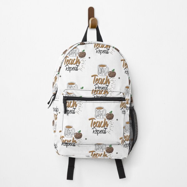 Item preview, Coffee Teach Repeat design designed and sold by ForscarlettPub.
